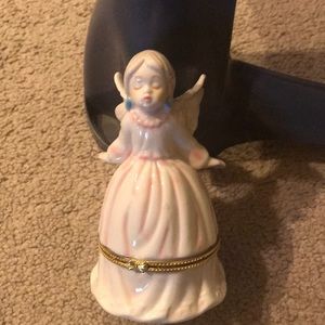Angel jewelry box